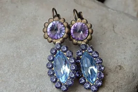 PURPLE EARRINGS