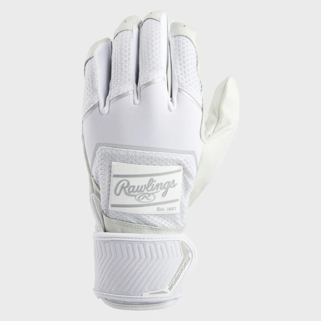 Rawlings Adult Workhorse with Compression Strap Batting Gloves