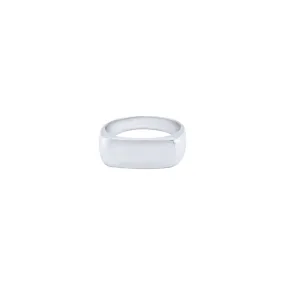 Rectangle Signet Ring in Sterling Silver