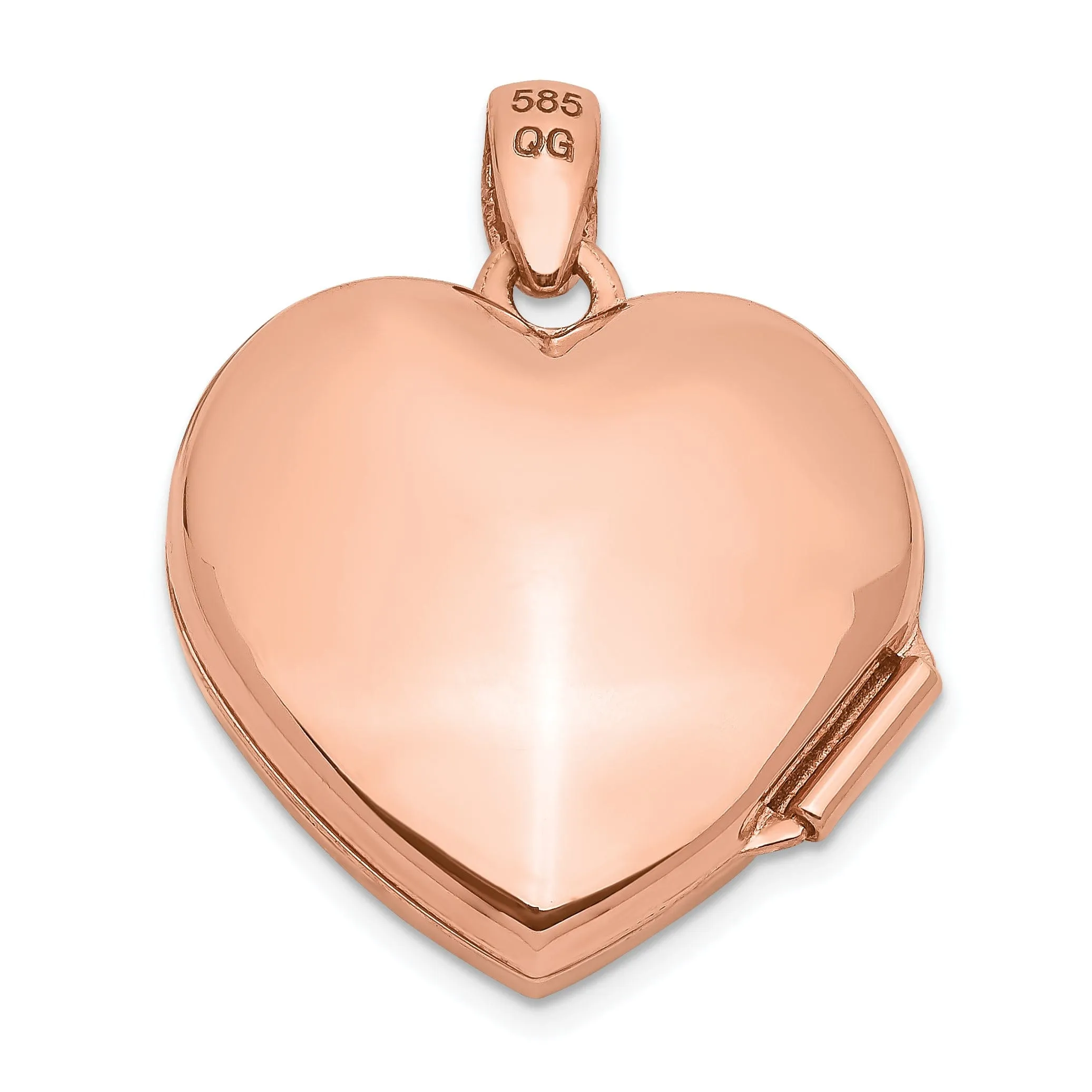 Rose Gold Vintage Heart Locket