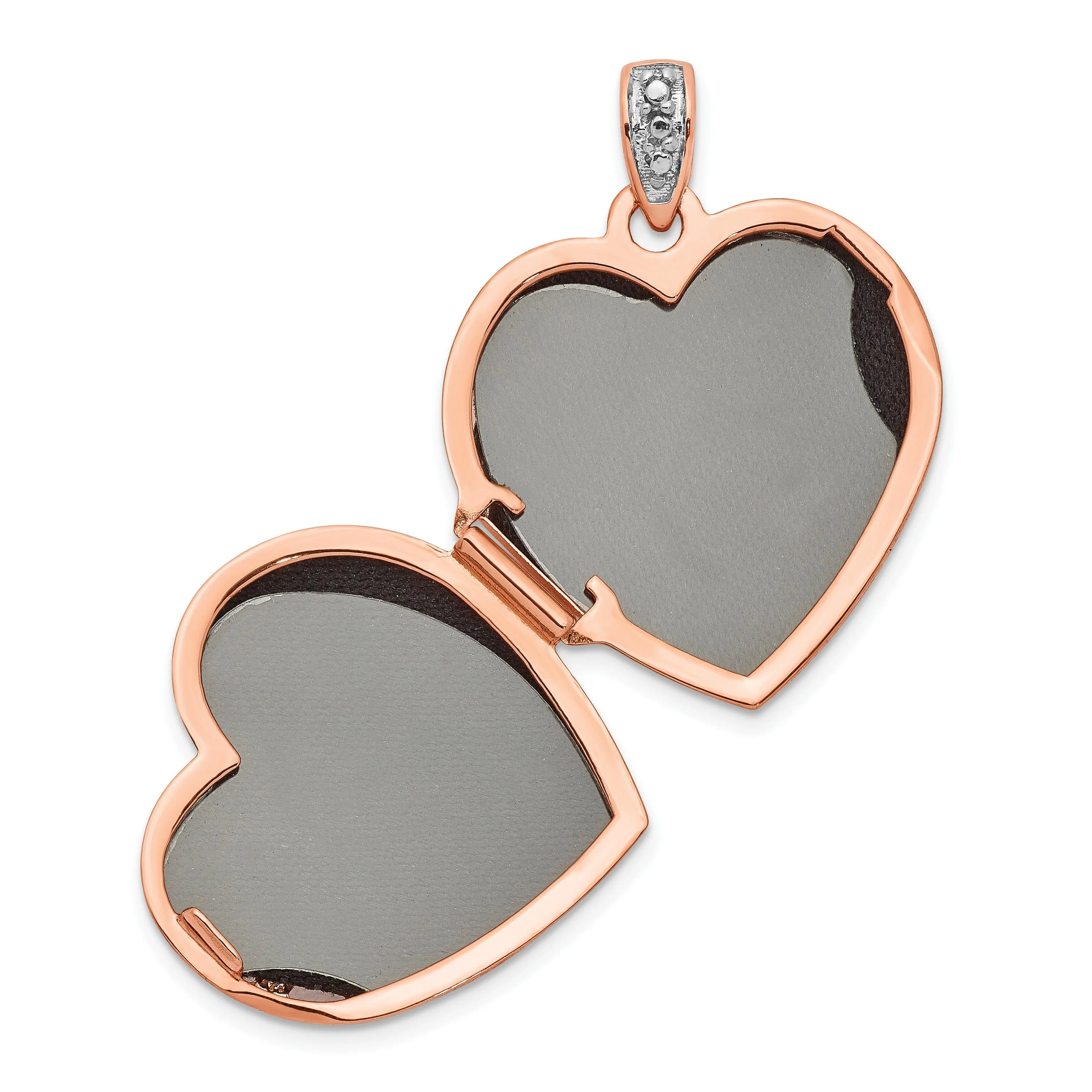 Rose Gold Vintage Heart Locket