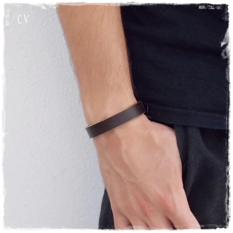 Rustic Men's Leather Bracelet
