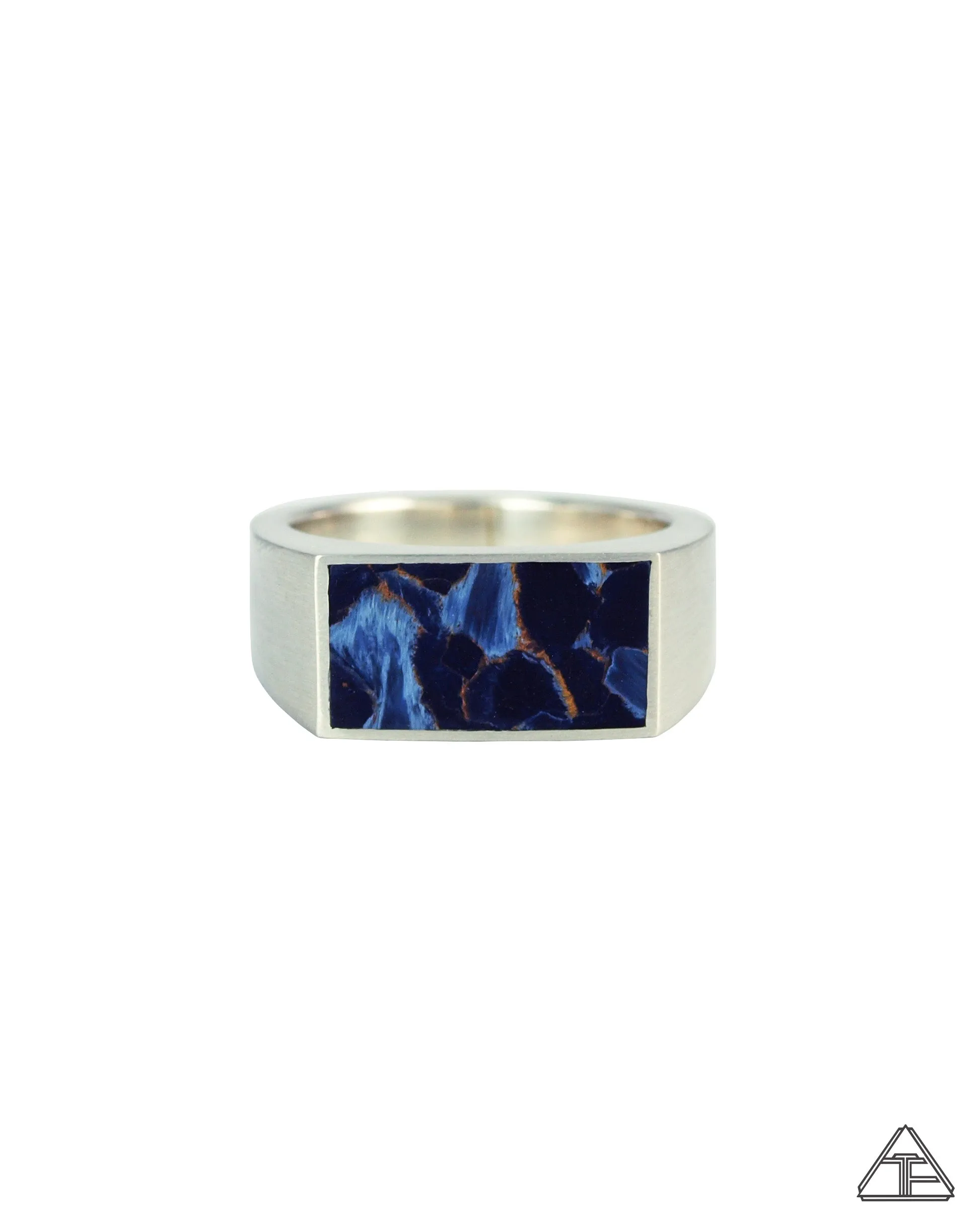 Signet Ring: Inlay Pietersite Size 9