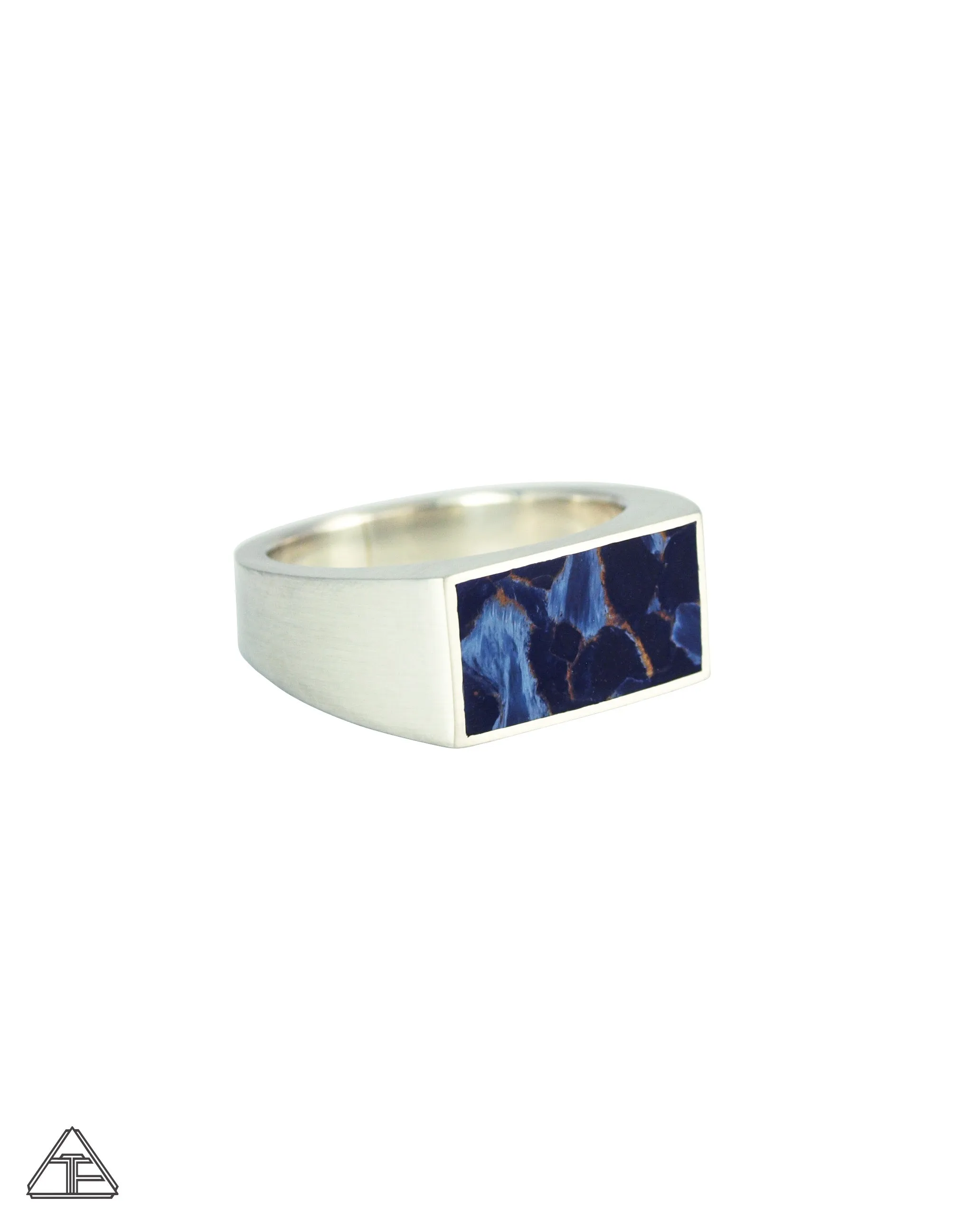 Signet Ring: Inlay Pietersite Size 9