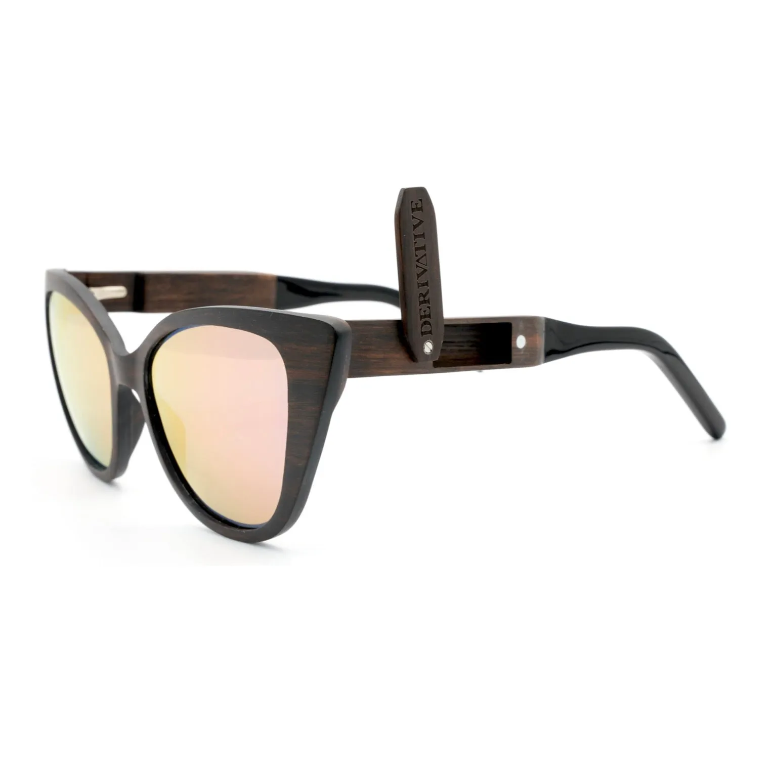 Smokable Pipe Sunglasses // Pink Cat Eye
