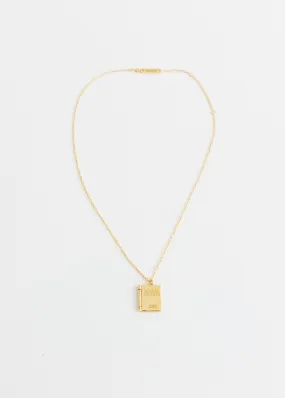 Social Studies Locket Necklace