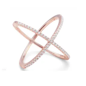Sofie X Ring - 18 Karat Rose Gold Plated