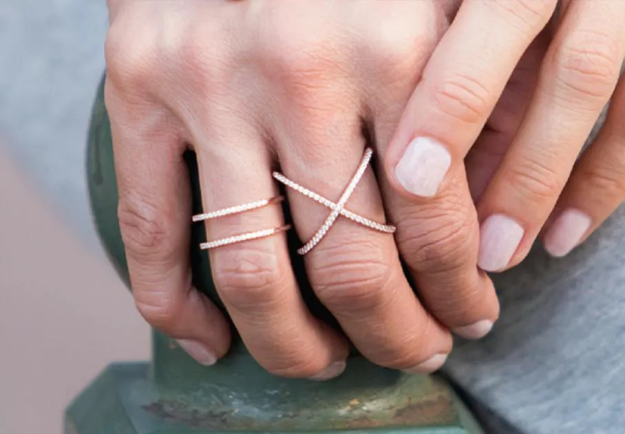 Sofie X Ring - 18 Karat Rose Gold Plated