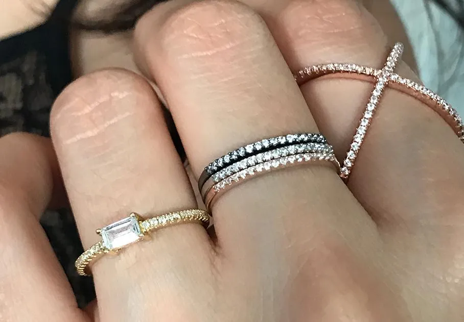Sofie X Ring - 18 Karat Rose Gold Plated