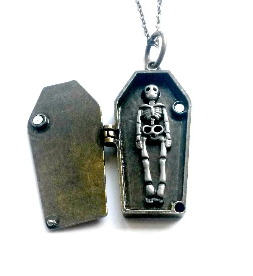Steampunk Coffin Locket