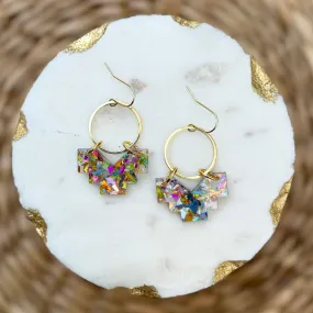Stella Mini Western Acrylic Earrings