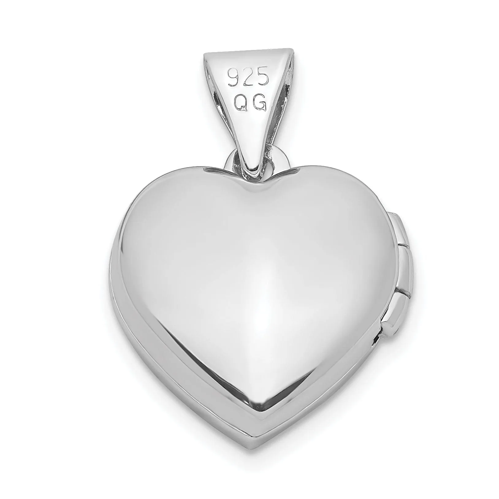 Sterling Silver 13mm Heart Locket