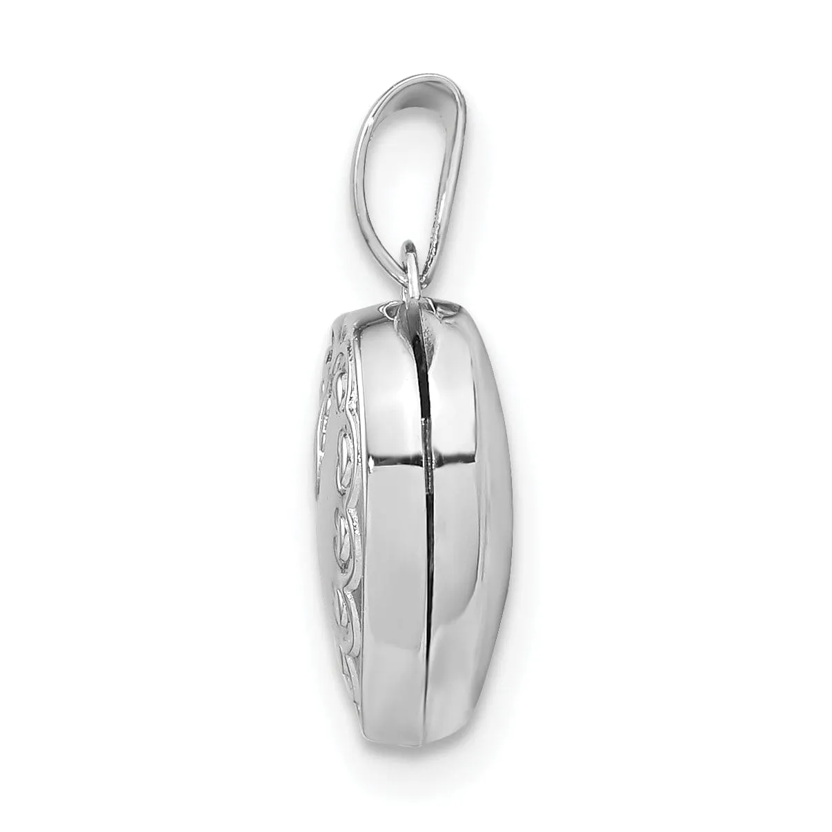 Sterling Silver 13mm Heart Locket