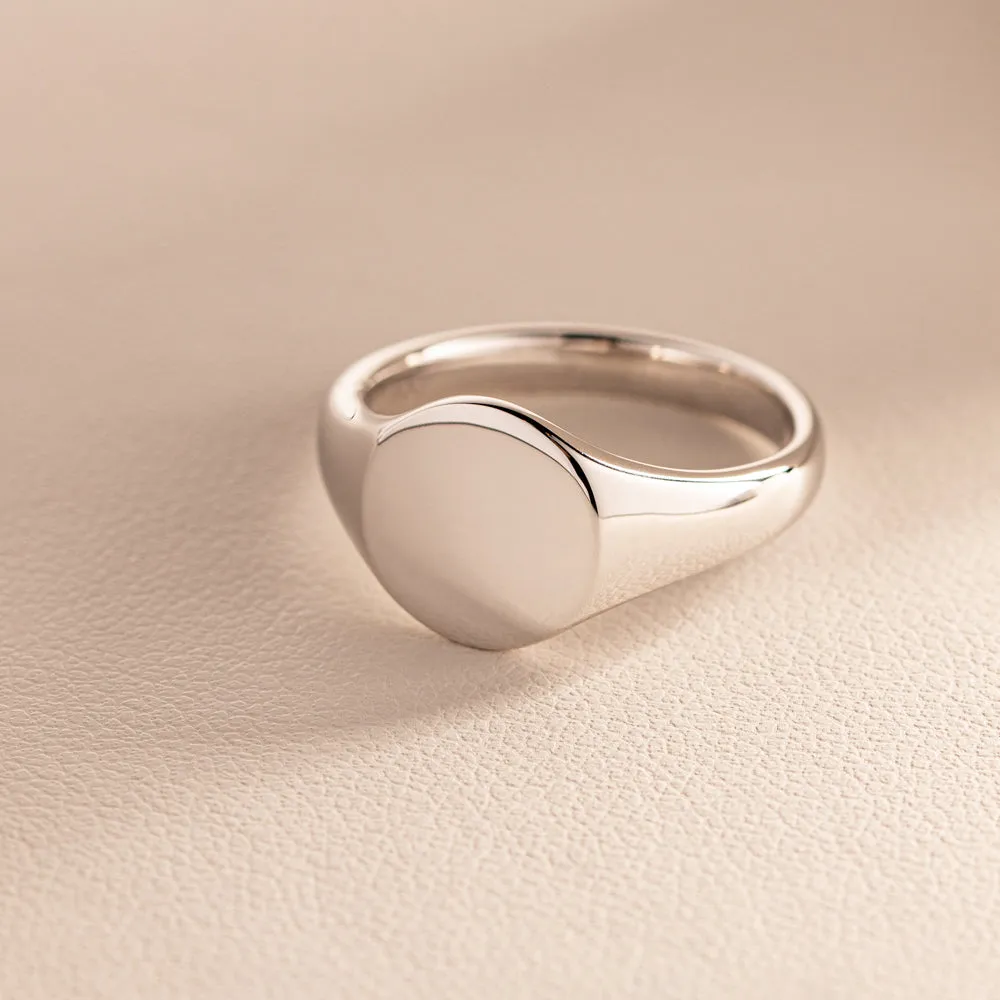 Sterling Silver Classic Signet Ring