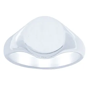 Sterling Silver Classic Signet Ring