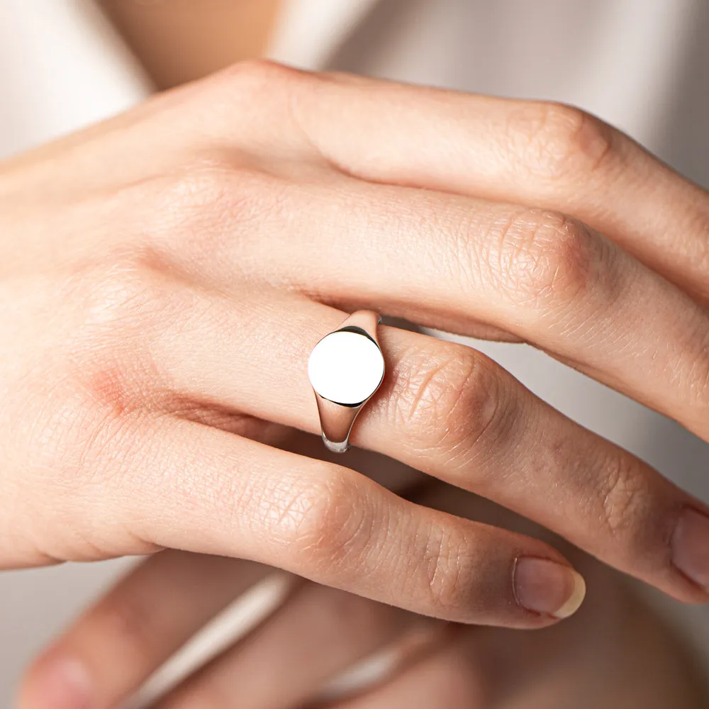 Sterling Silver Classic Signet Ring