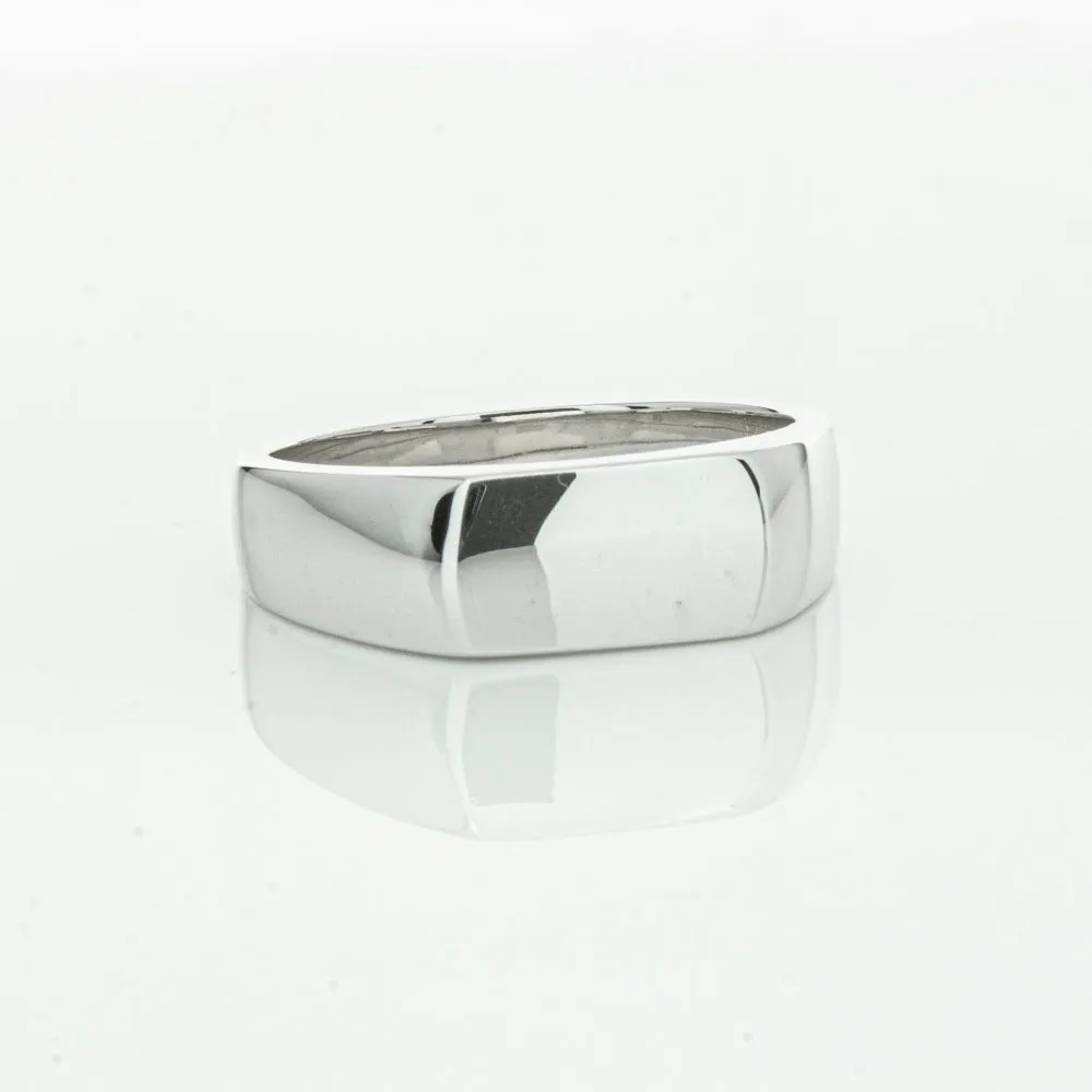 Sterling Silver Rectangular Signet Ring