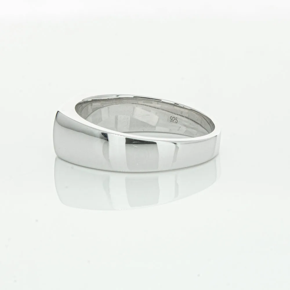 Sterling Silver Rectangular Signet Ring