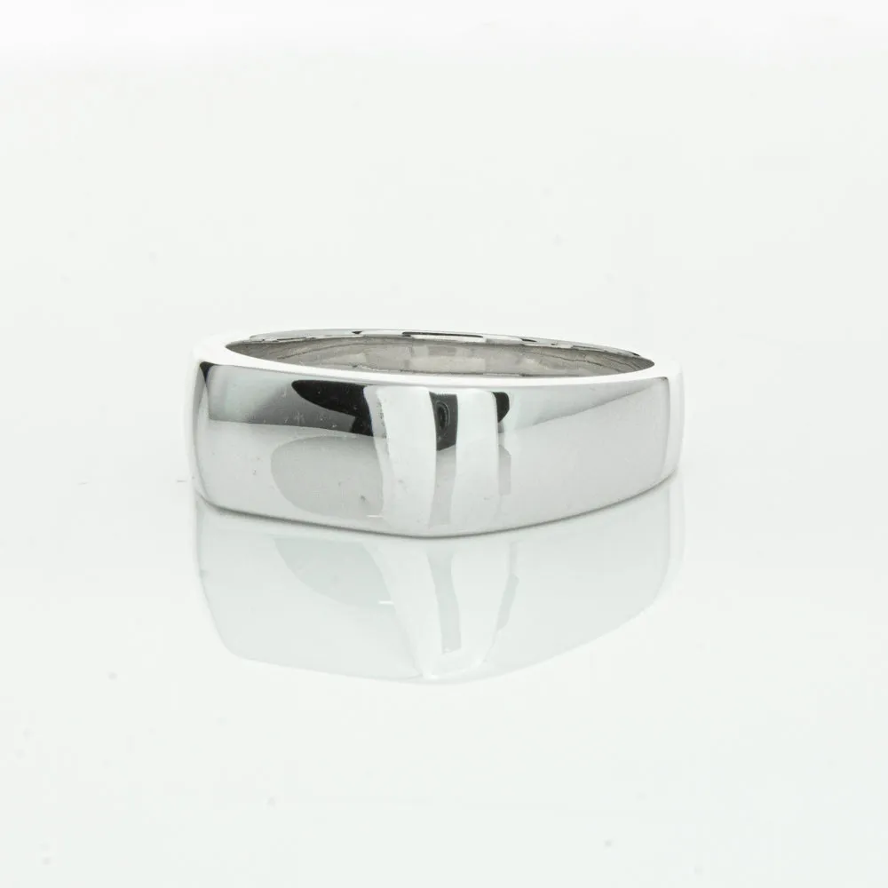 Sterling Silver Rectangular Signet Ring