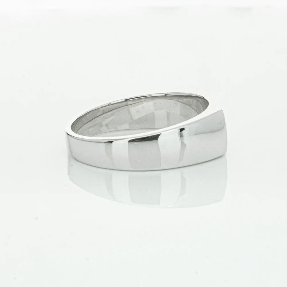 Sterling Silver Rectangular Signet Ring