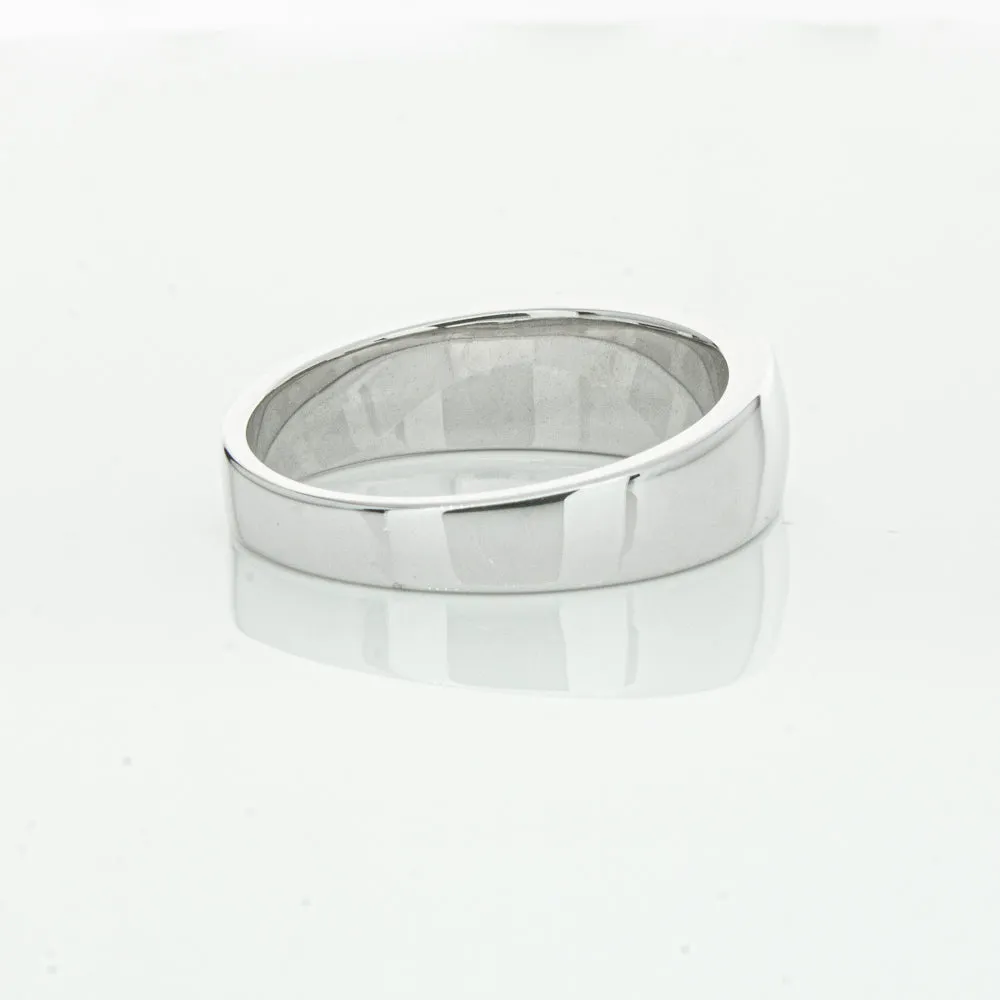 Sterling Silver Rectangular Signet Ring
