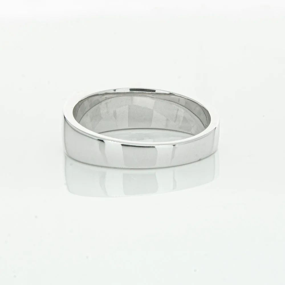 Sterling Silver Rectangular Signet Ring