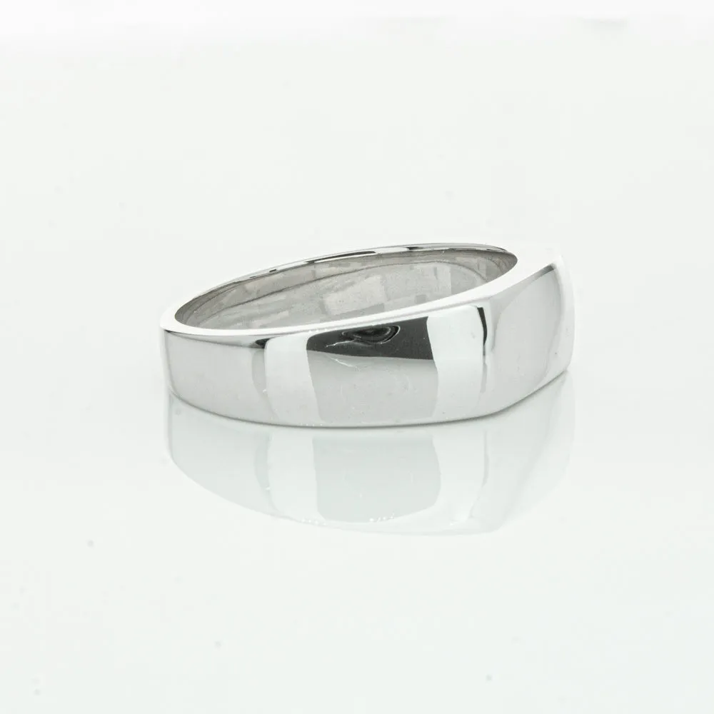 Sterling Silver Rectangular Signet Ring