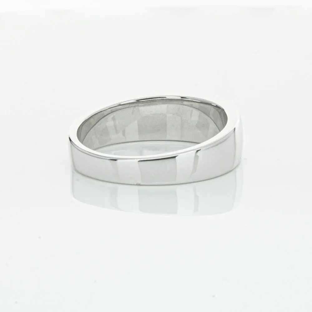 Sterling Silver Rectangular Signet Ring