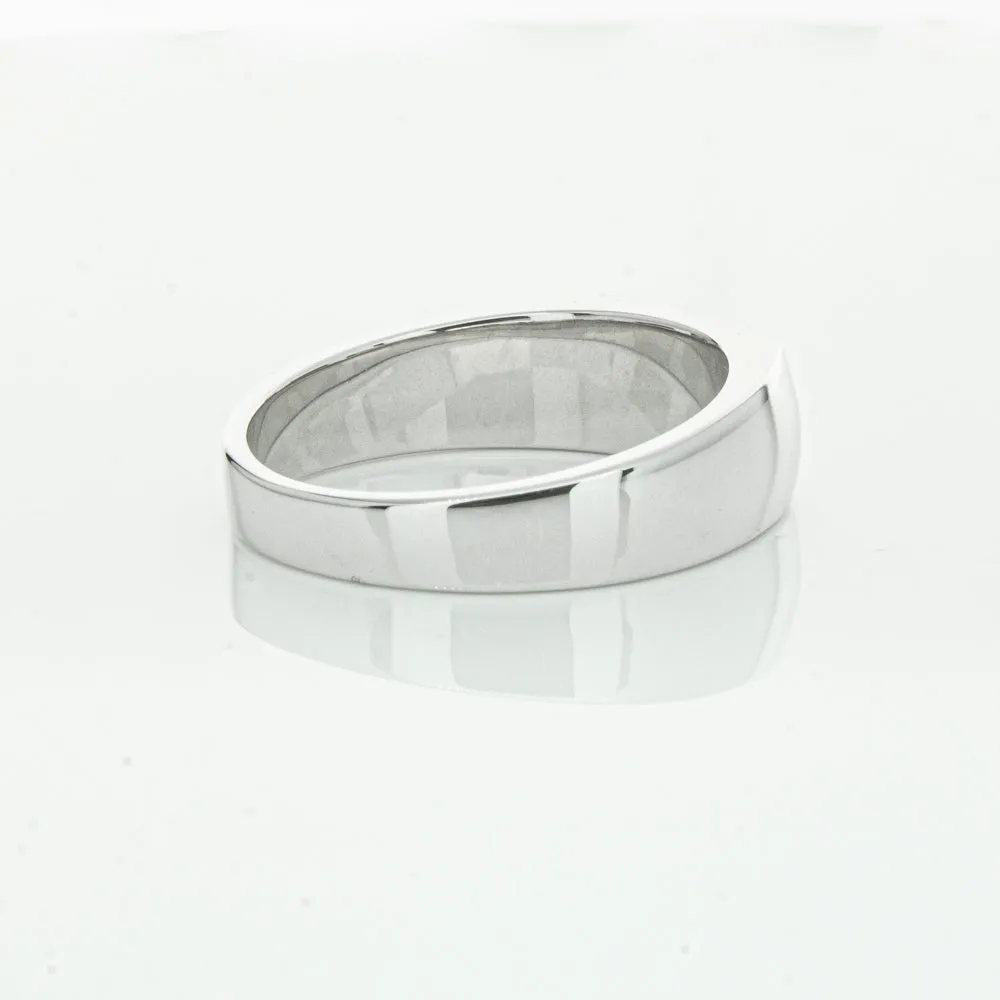 Sterling Silver Rectangular Signet Ring
