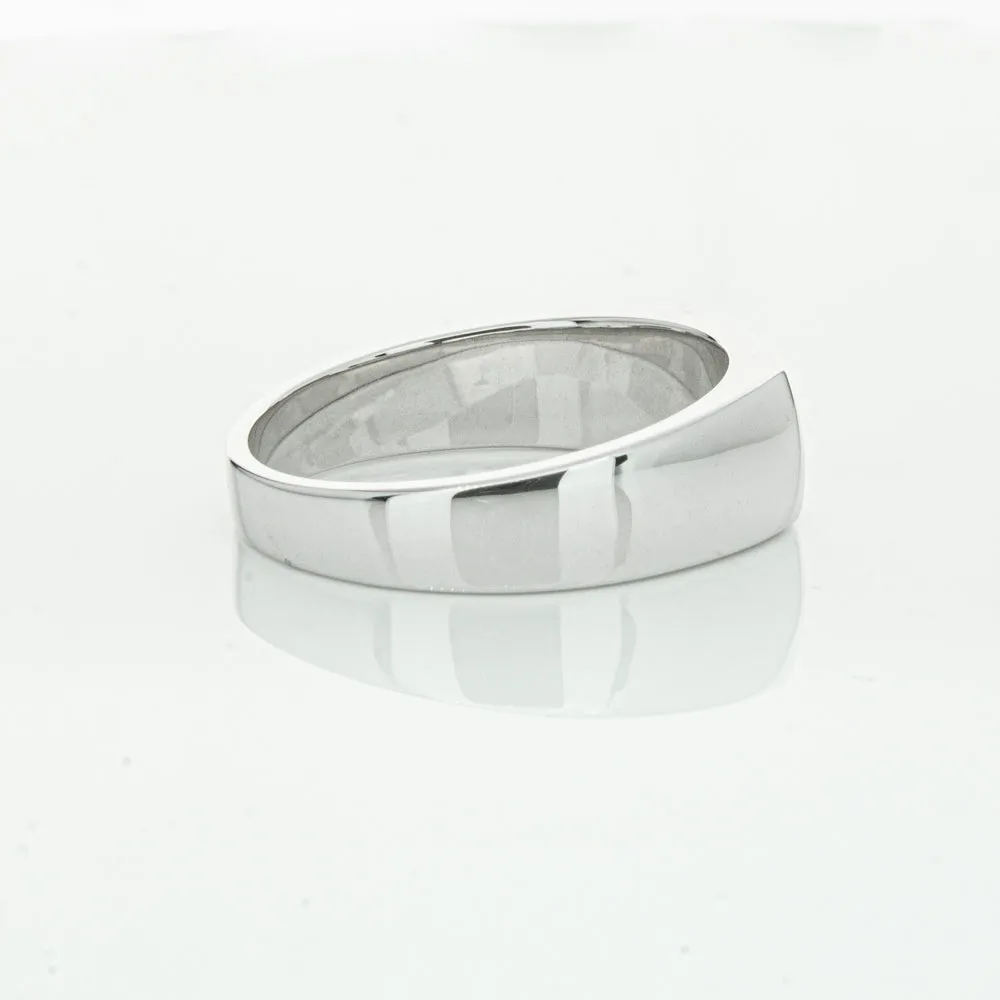 Sterling Silver Rectangular Signet Ring