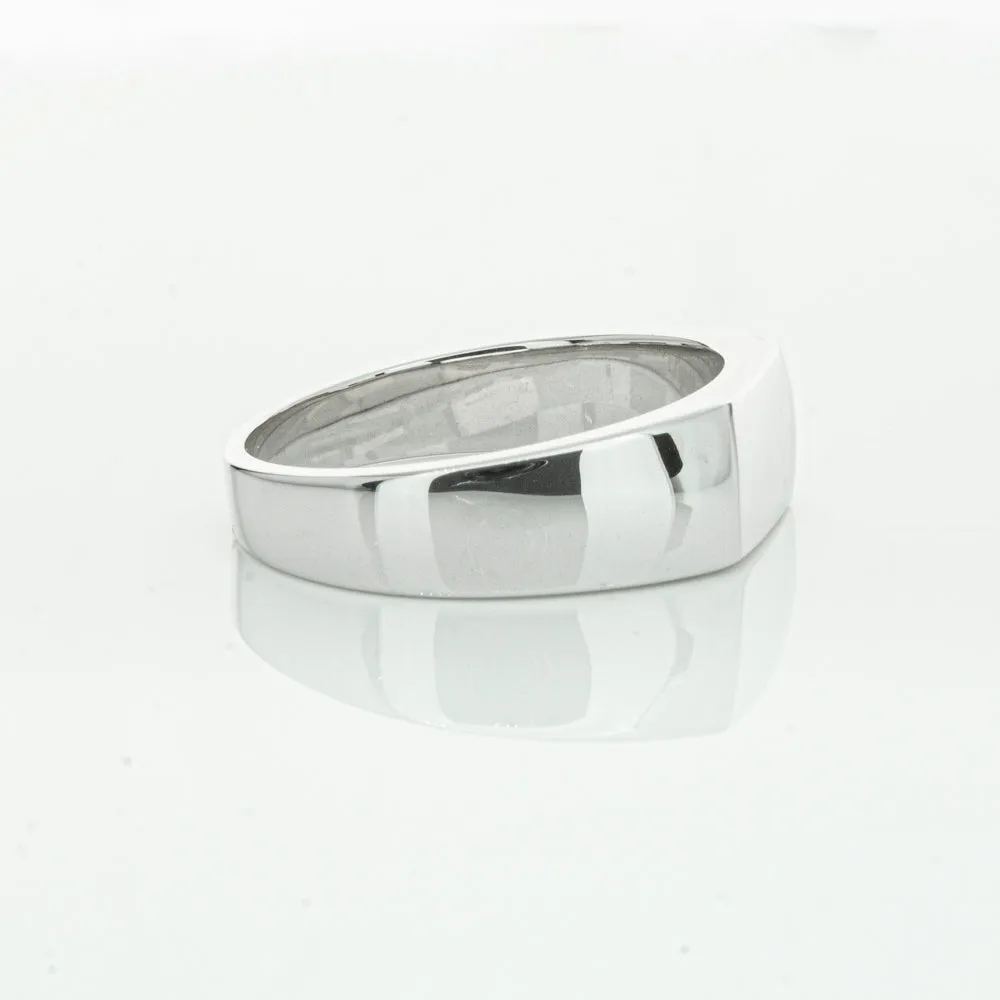 Sterling Silver Rectangular Signet Ring