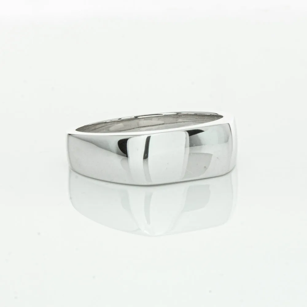 Sterling Silver Rectangular Signet Ring