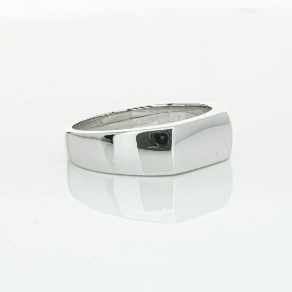 Sterling Silver Rectangular Signet Ring