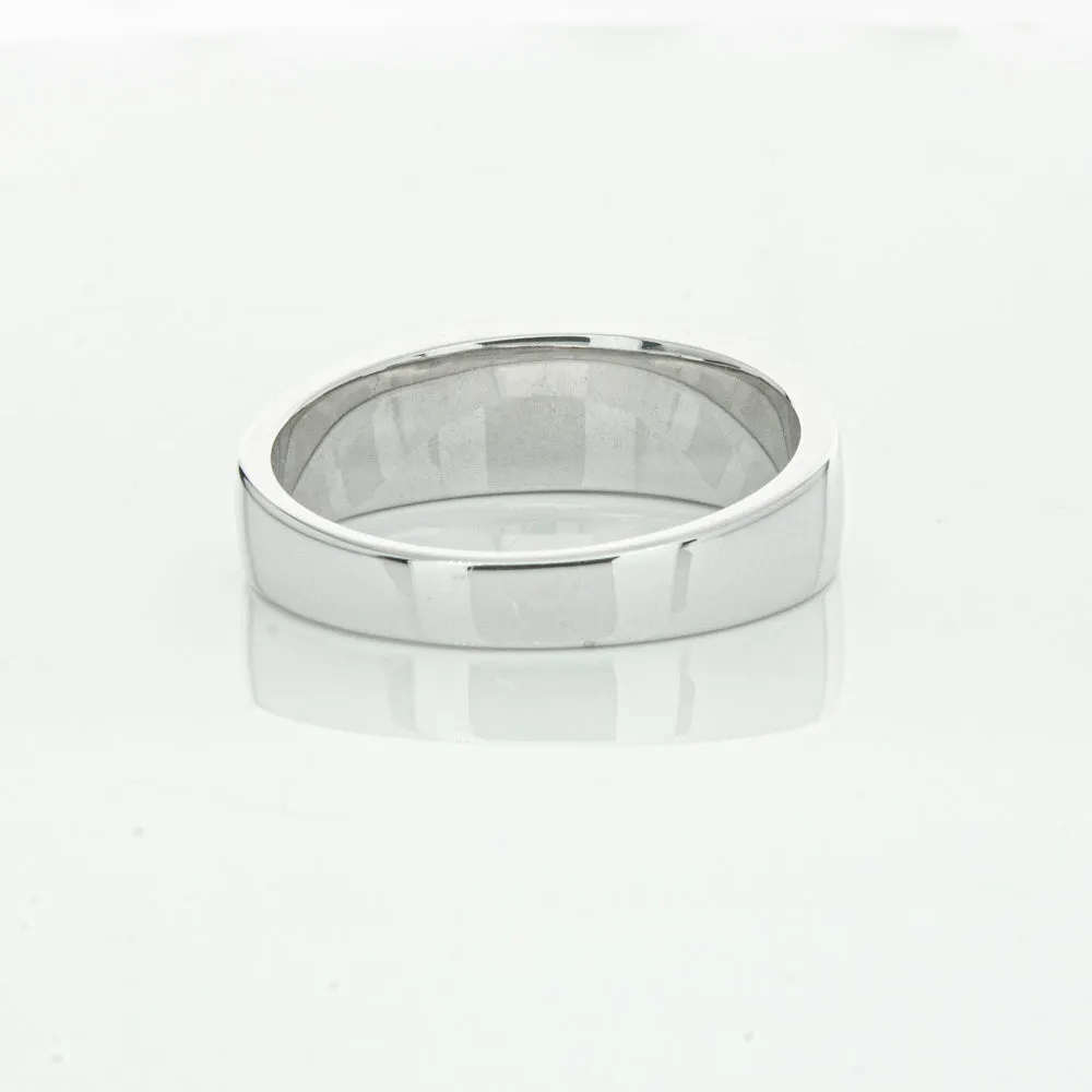 Sterling Silver Rectangular Signet Ring
