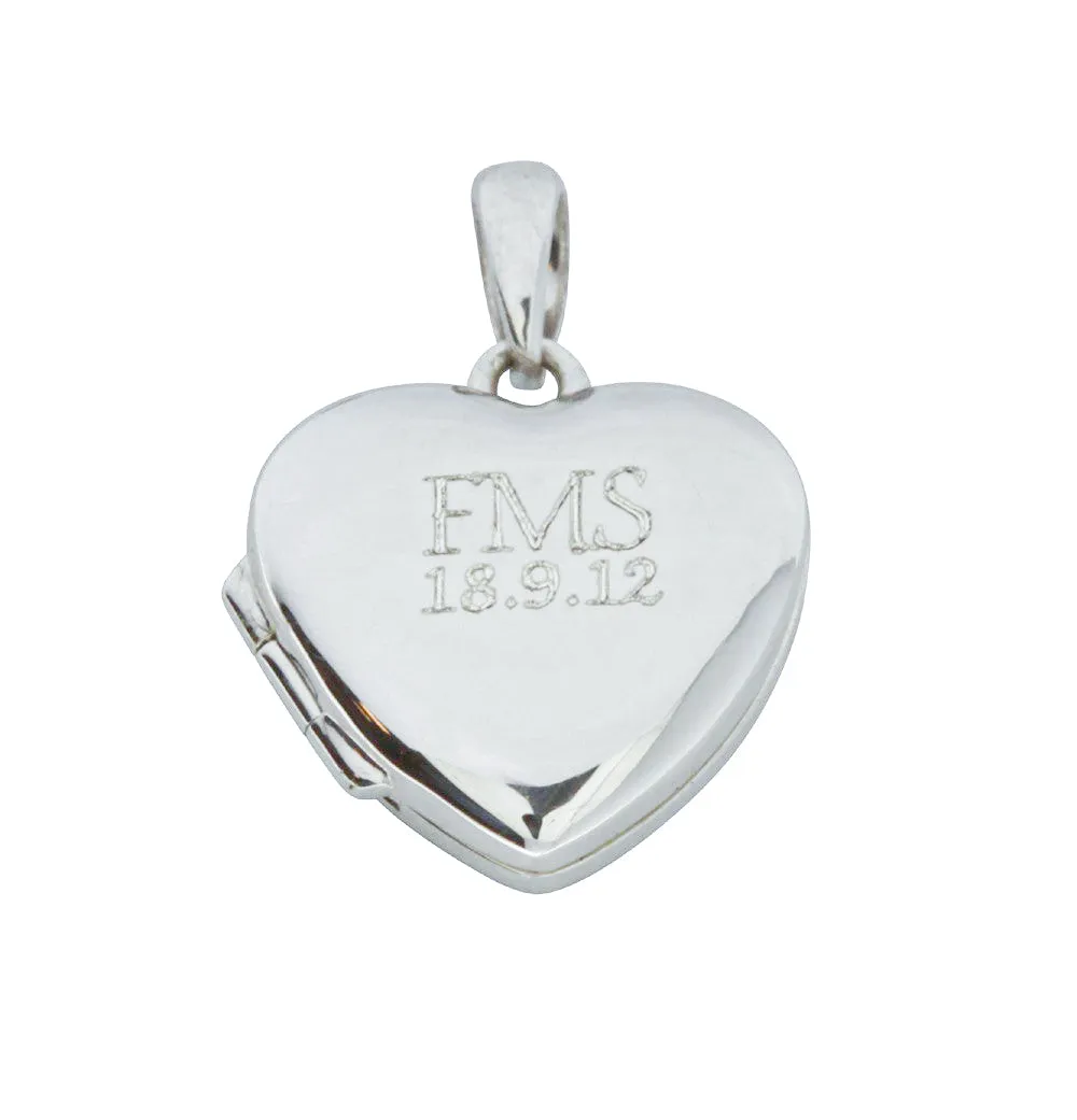Sterling Silver Small Heart Locket