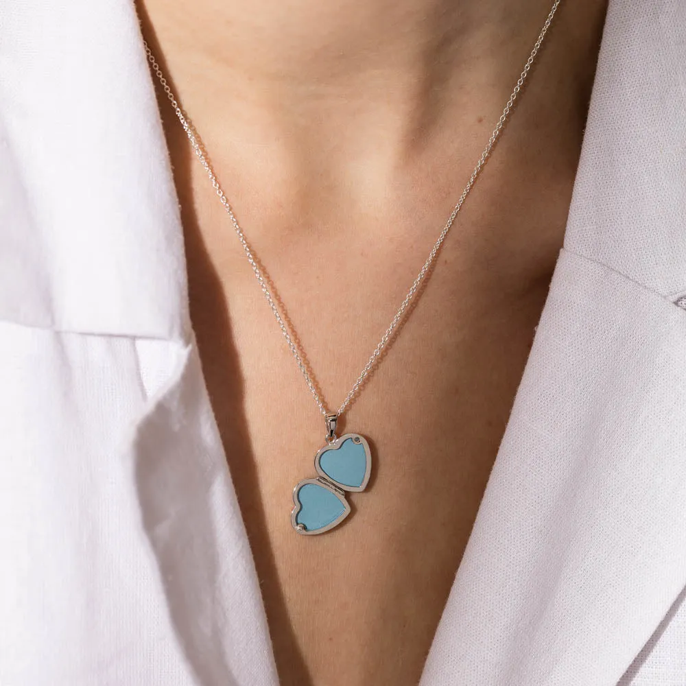 Sterling Silver Small Heart Locket
