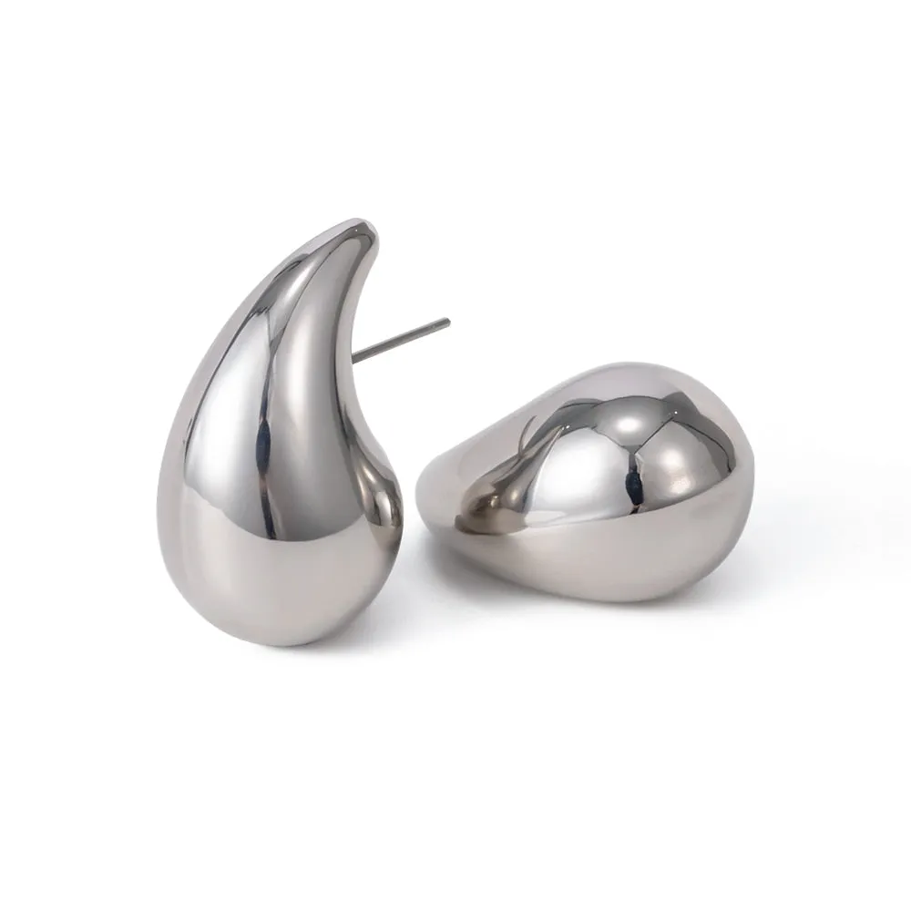 TEEK - Variety of Stainless Steel Drop n Cuff Earrings