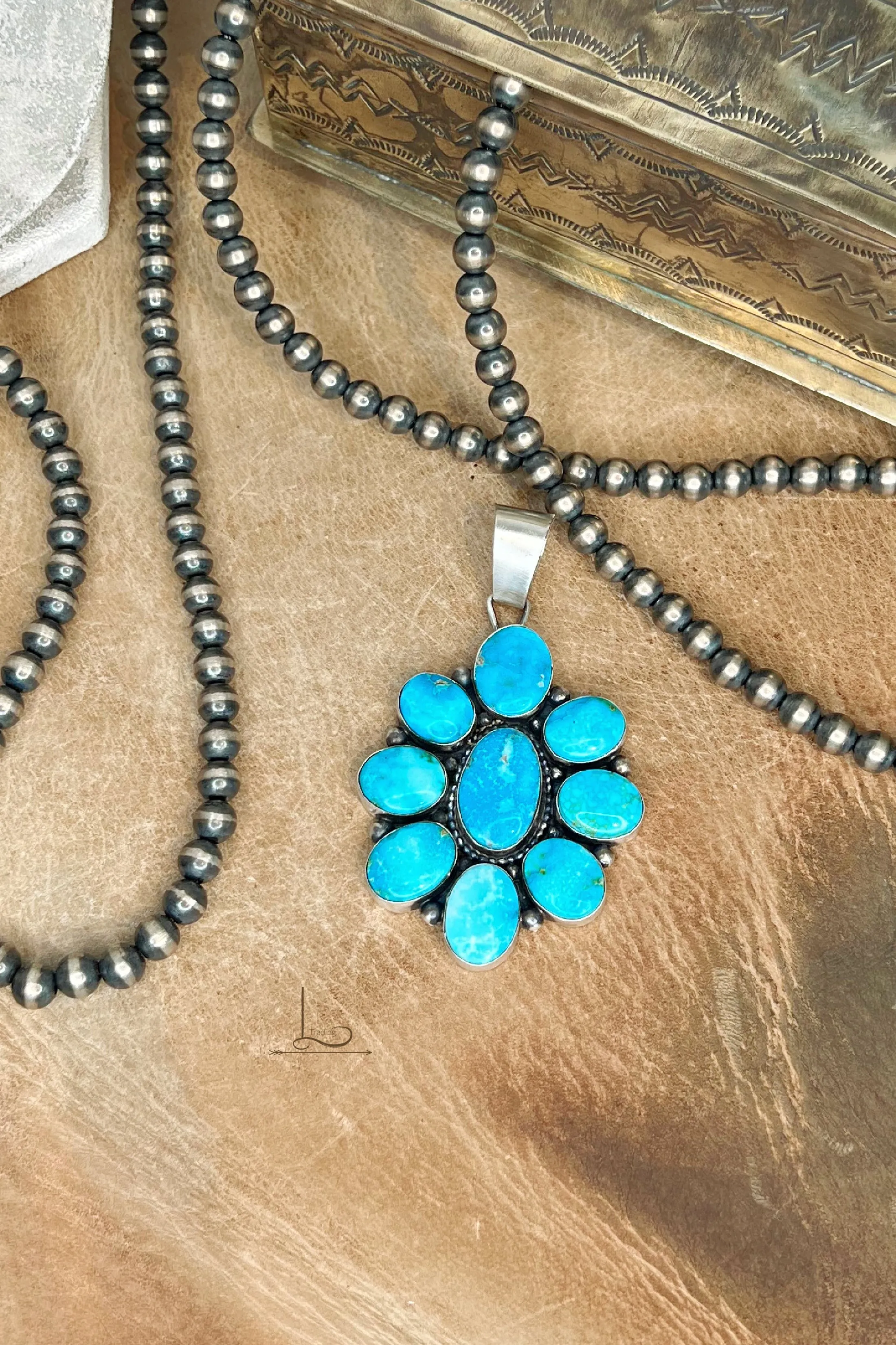The Blue Ridge Grande Turquoise Pendant