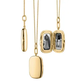The “Jane” 18K Gold Locket Necklace