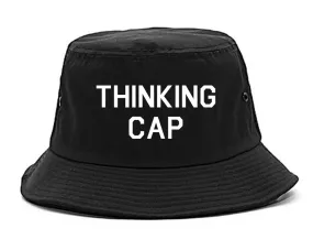 Thinking Cap Funny Nerd Mens Bucket Hat