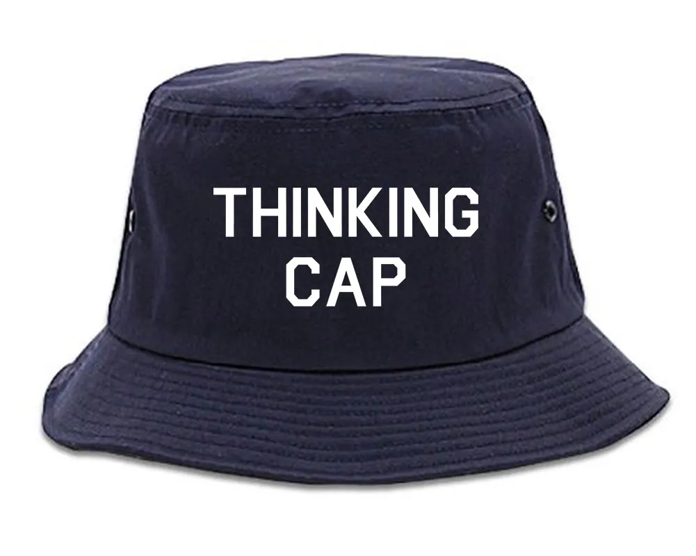 Thinking Cap Funny Nerd Mens Bucket Hat