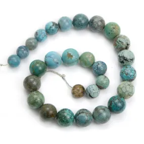 Tibetan Turquoise 12-16mm  Strand #5