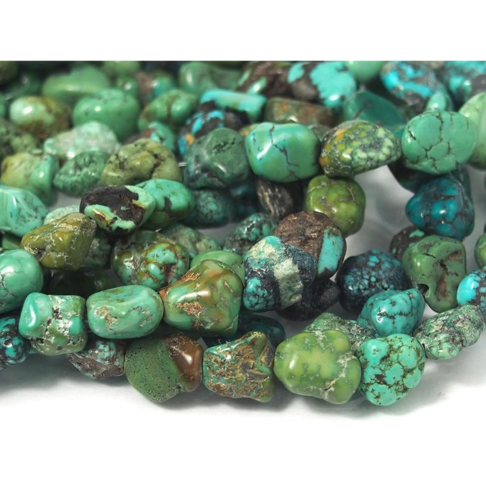 Tibetan Turquoise Nugget Strand Small
