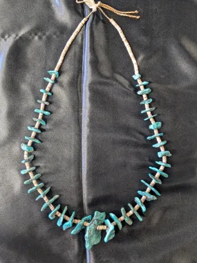 Turquoise Nugget/Chunk Necklace