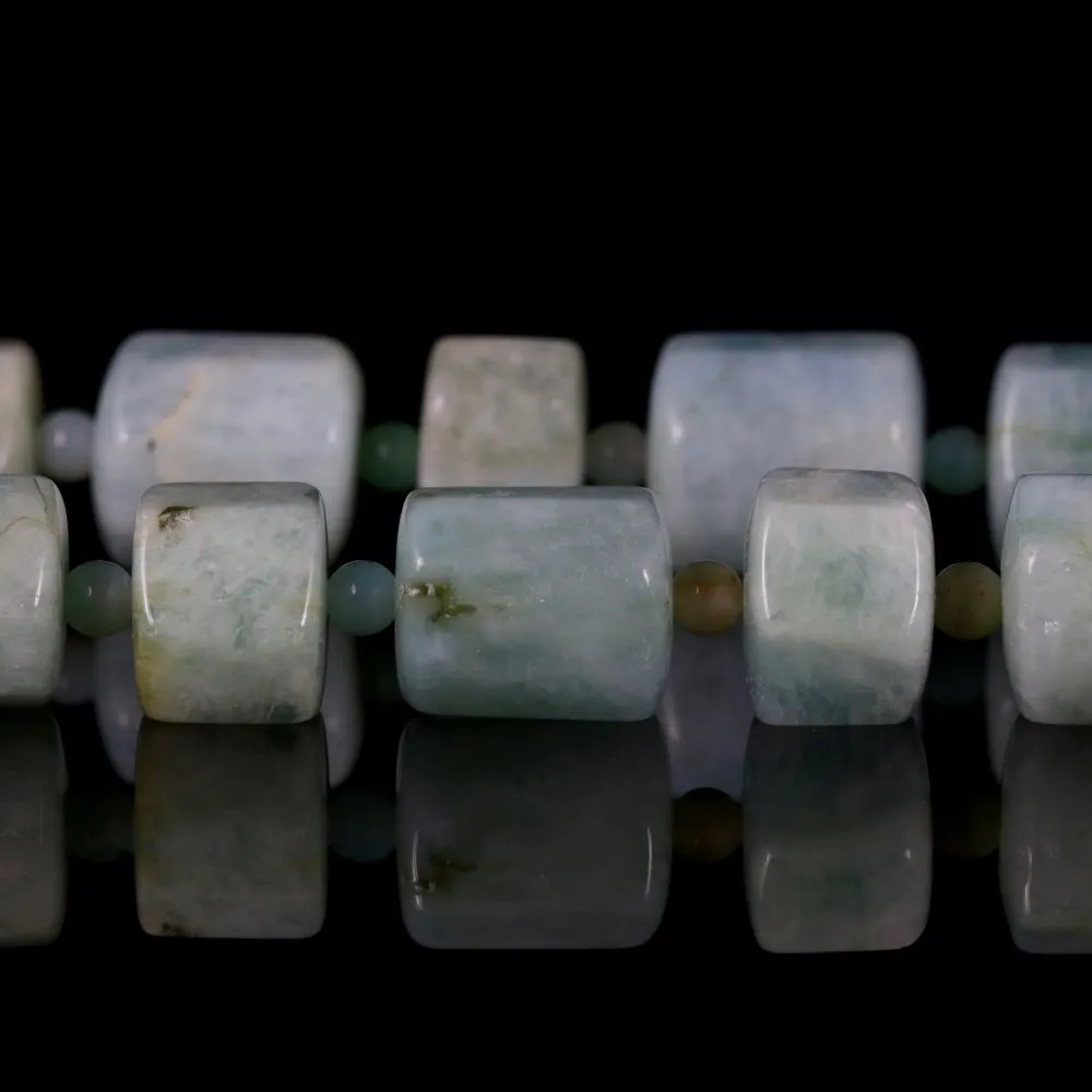 Vintage Aquamarine Silver Necklace Natural Aquamarines