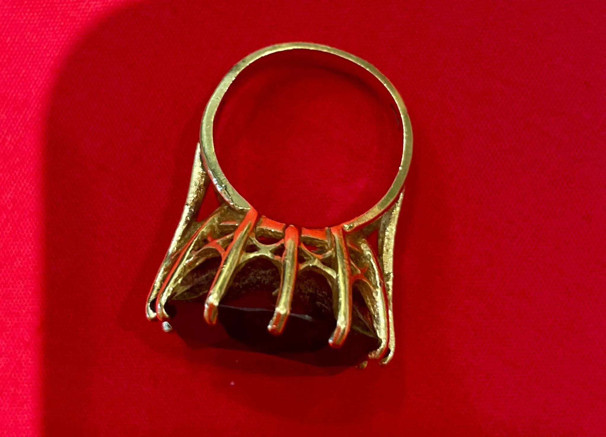 Vintage Smoky Topaz Ring