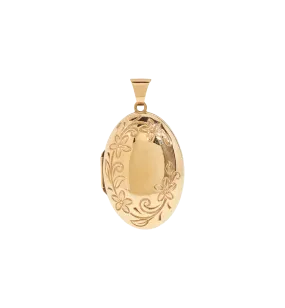 Vintage Thick Flower Precious Love Locket