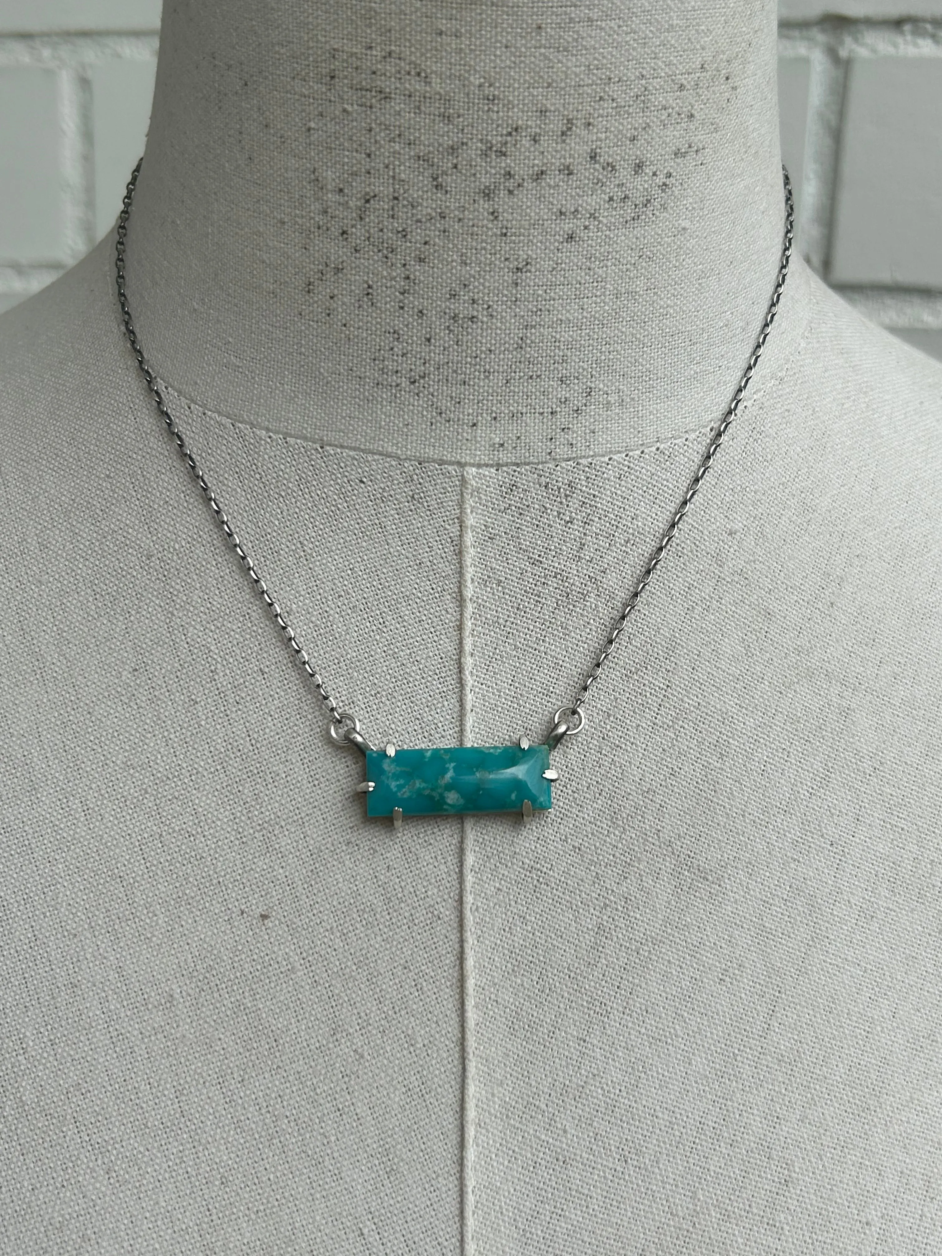 Waterproof Kingman Bar Necklace #36