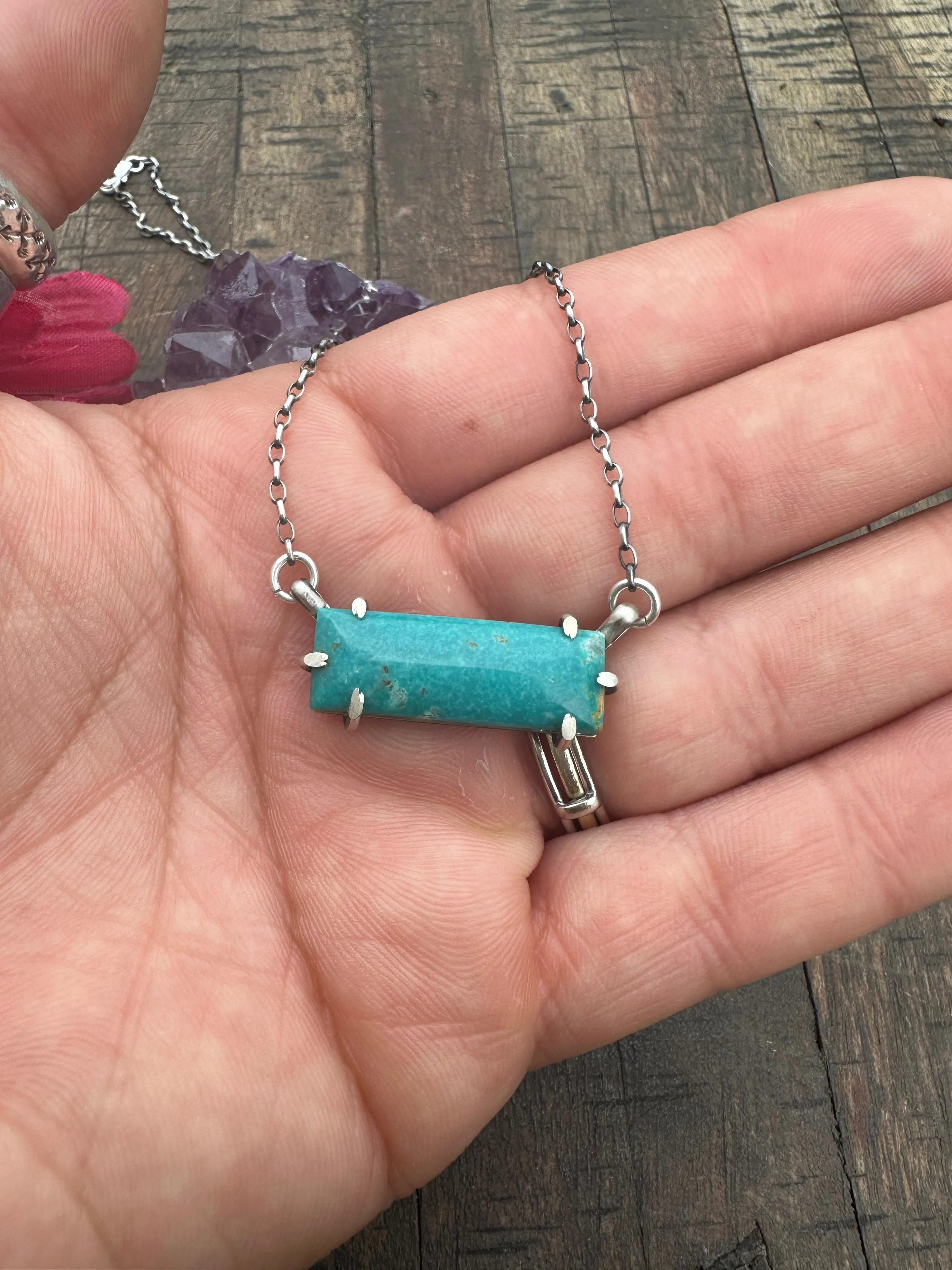 Waterproof Kingman Bar Necklace #37