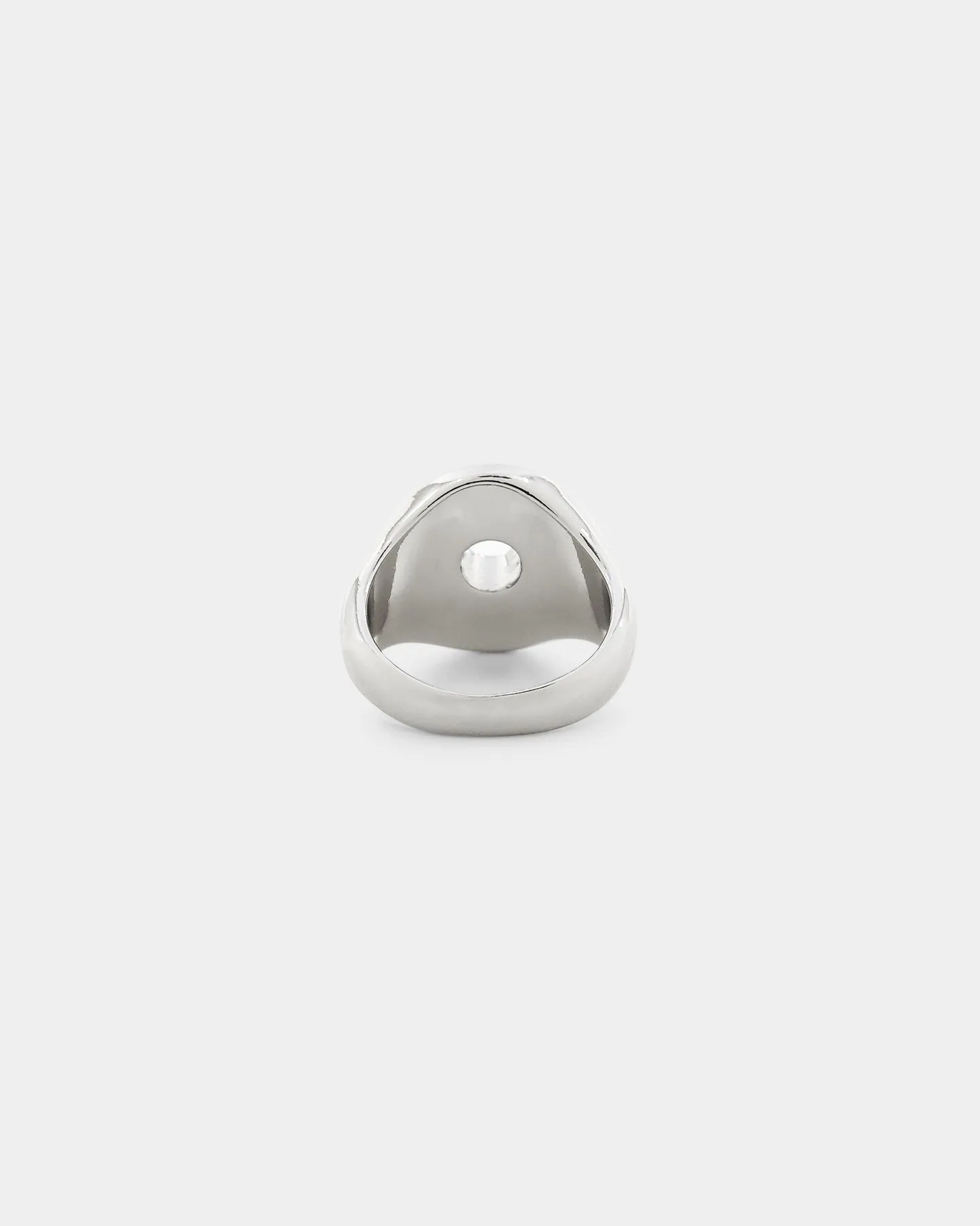 Wild For The Weekend Flower Power Signet Ring (Medium) Silver